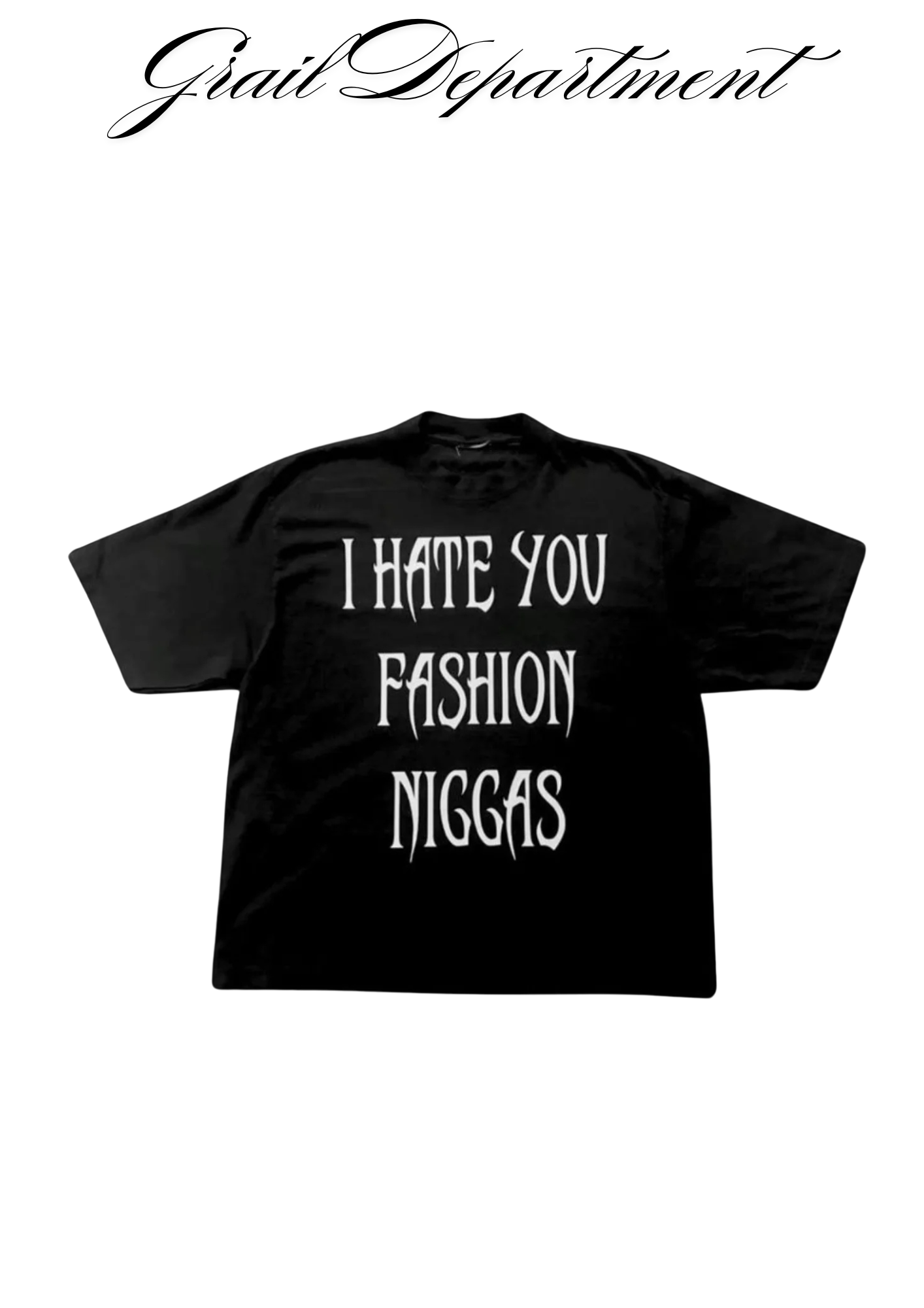 'IHATEFASHION' TEE ⊹