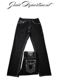 'TR' BOOTCUT JEANS (Black) ⊹