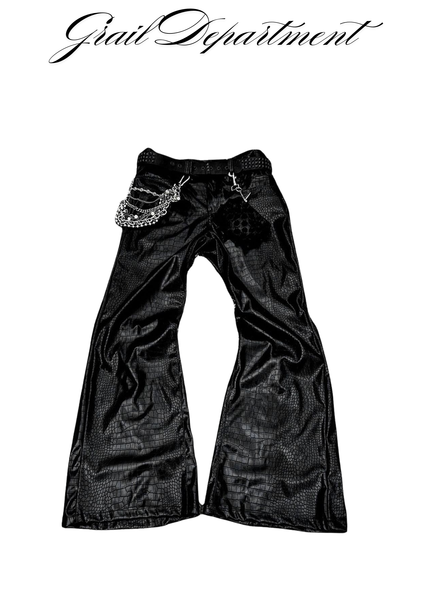 'BLACK0UT' FLARED JEANS ⊹