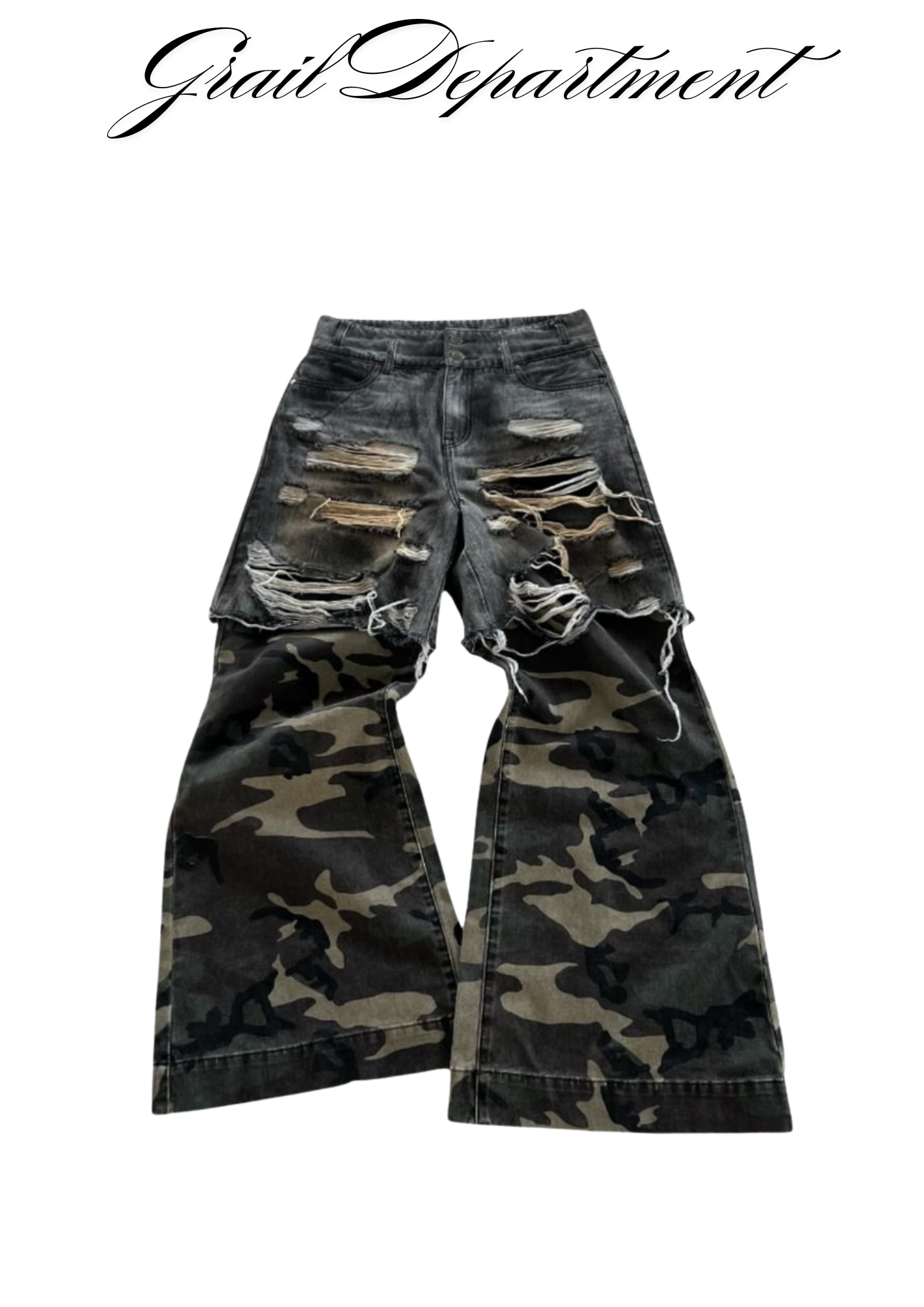 'CAM0FLAGUE' FLARED JEANS ⊹