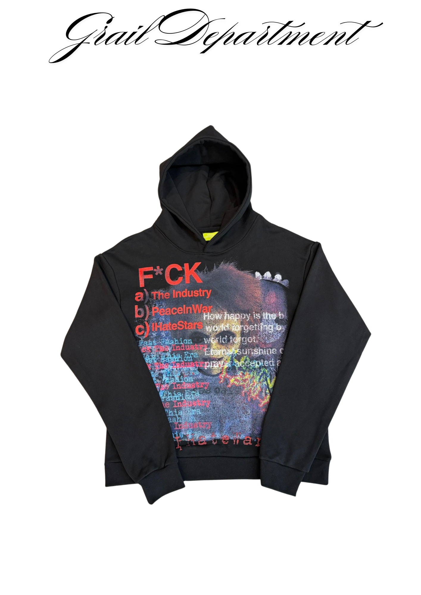 'F*CK THE INDUSTRY' HOODIE ⊹