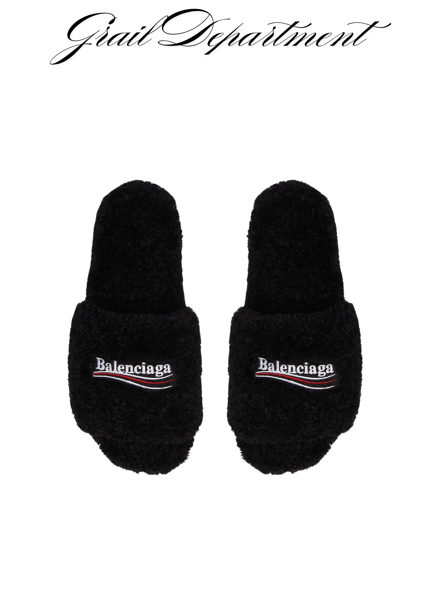 BALENCIAGA x FUR - SLIDES