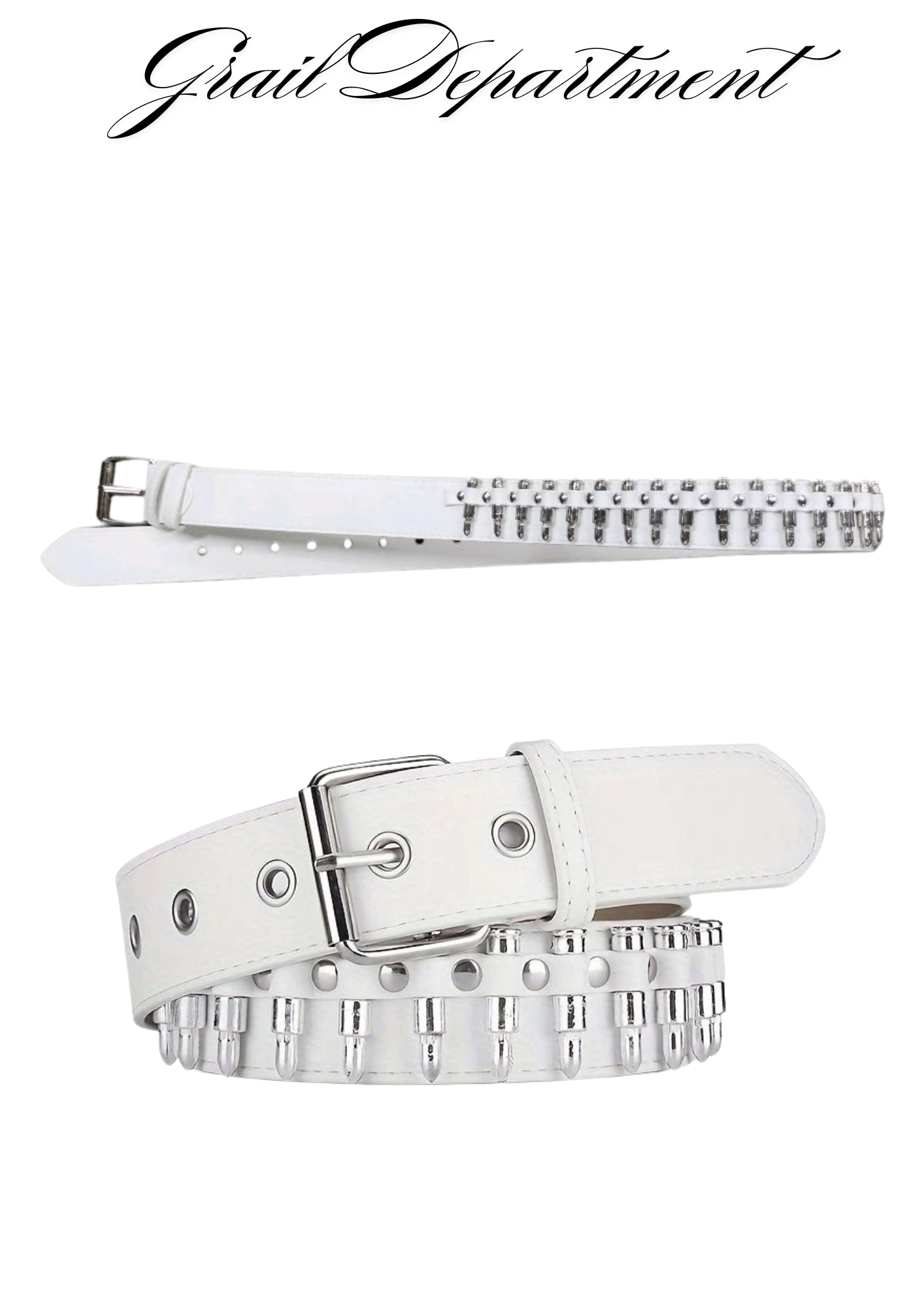 'BULLET' BELT (White) ⊹