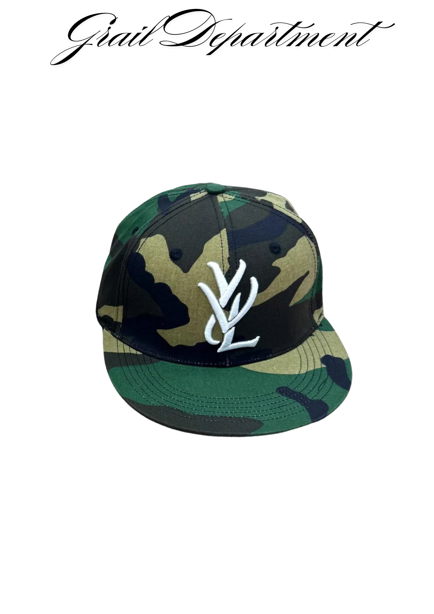 'YVL CAMO' FITTED CAP ⊹