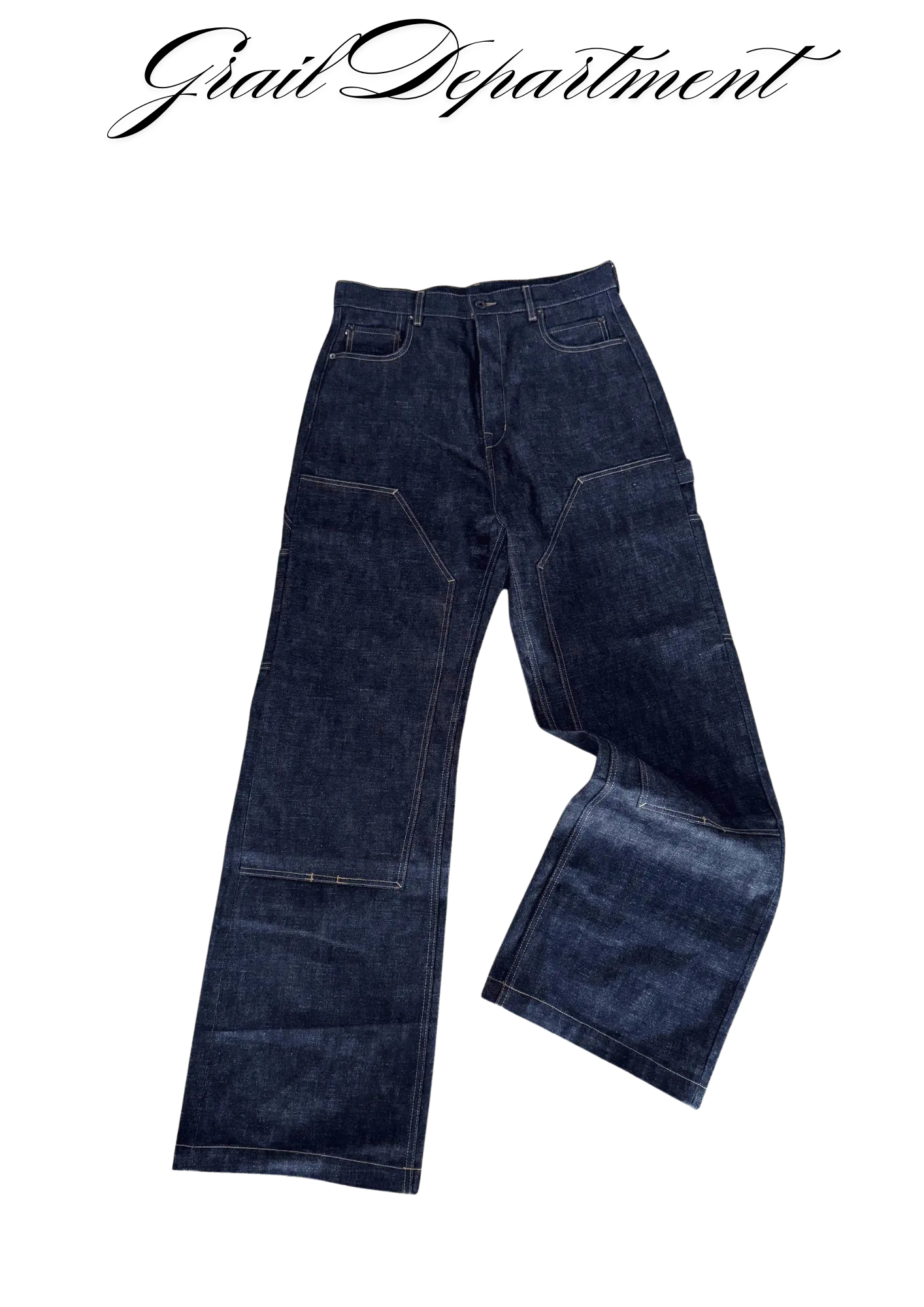 'DOUBLEKNEE' FLARED JEANS ⊹