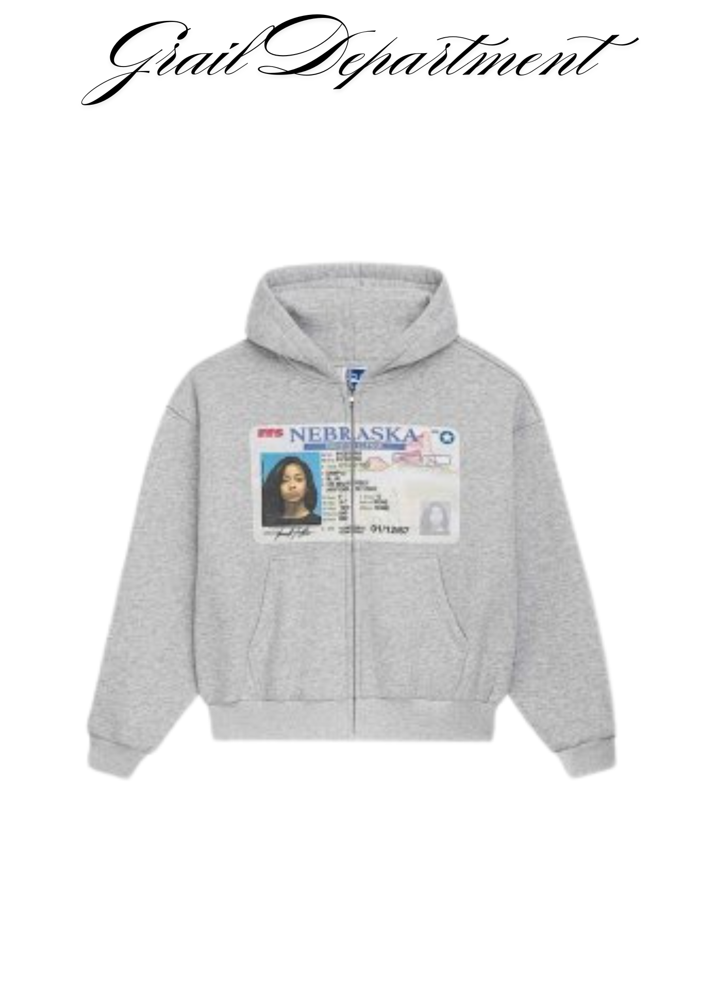 'NEBRASKA LICENSE' HOODIE  ⊹