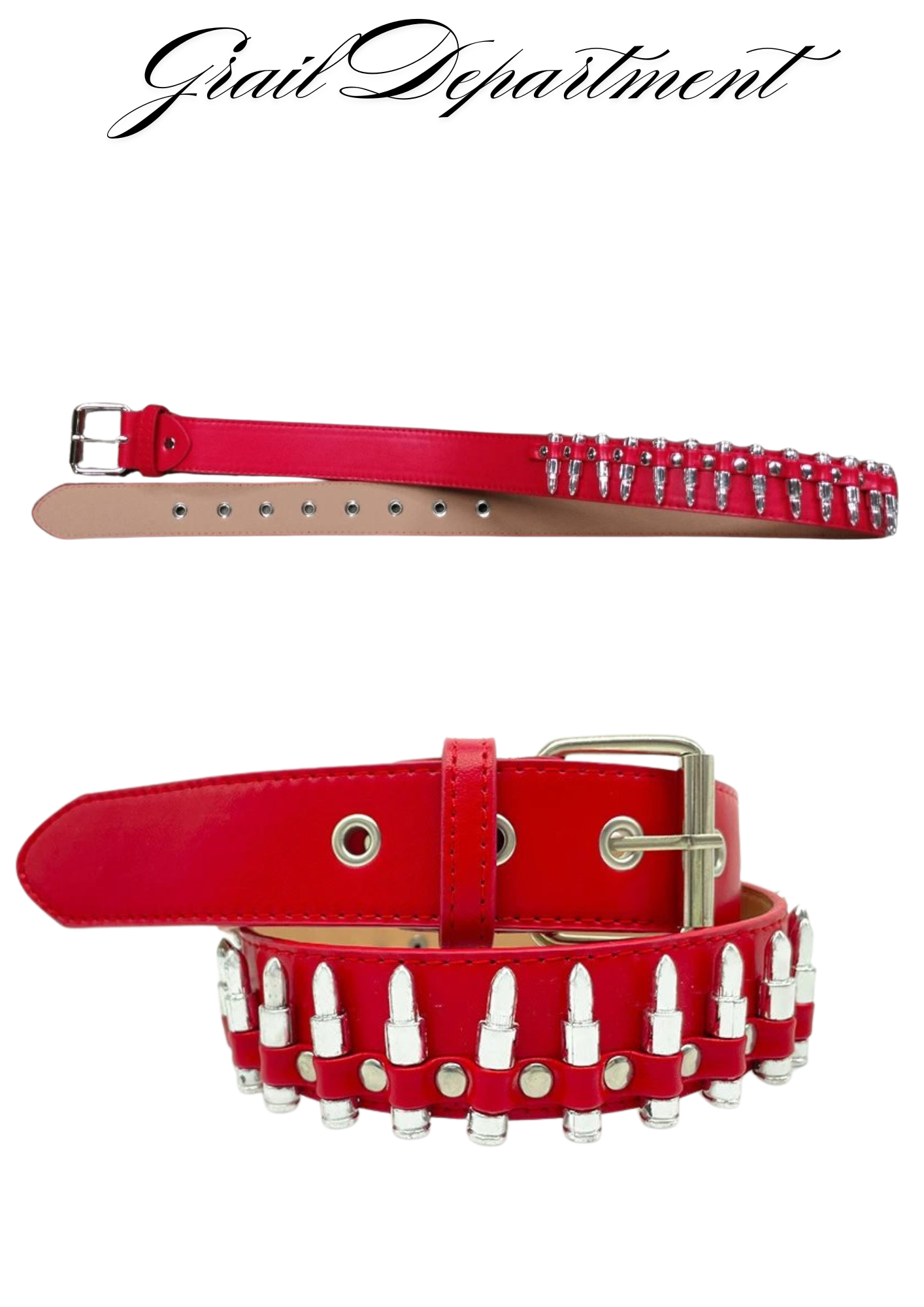 'BULLET' BELT (Red) ⊹