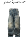 'D!RTY WASH' STUDDED BAGGY JEANS ⊹