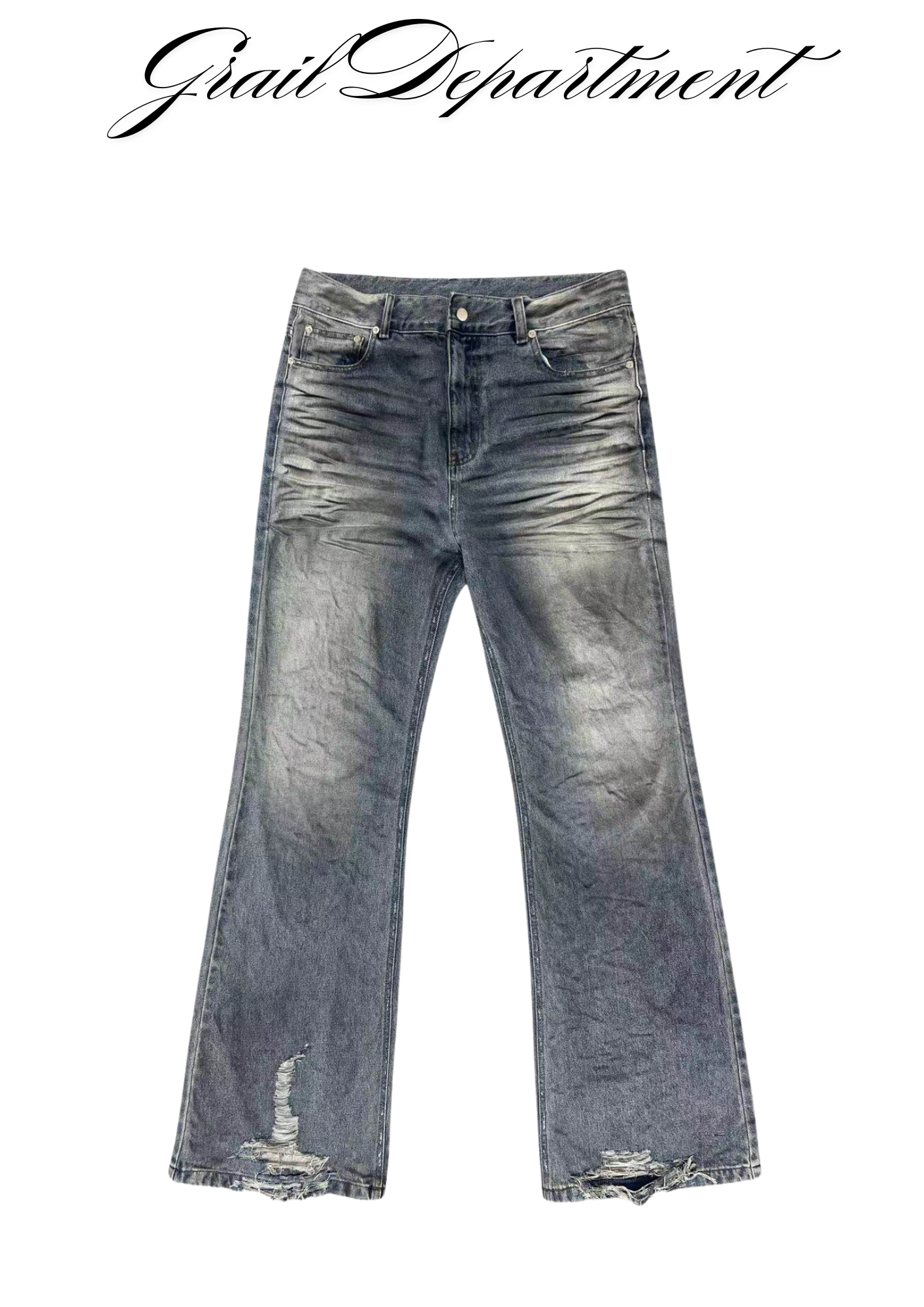 'D!STRESSED' FLARED JEANS ⊹