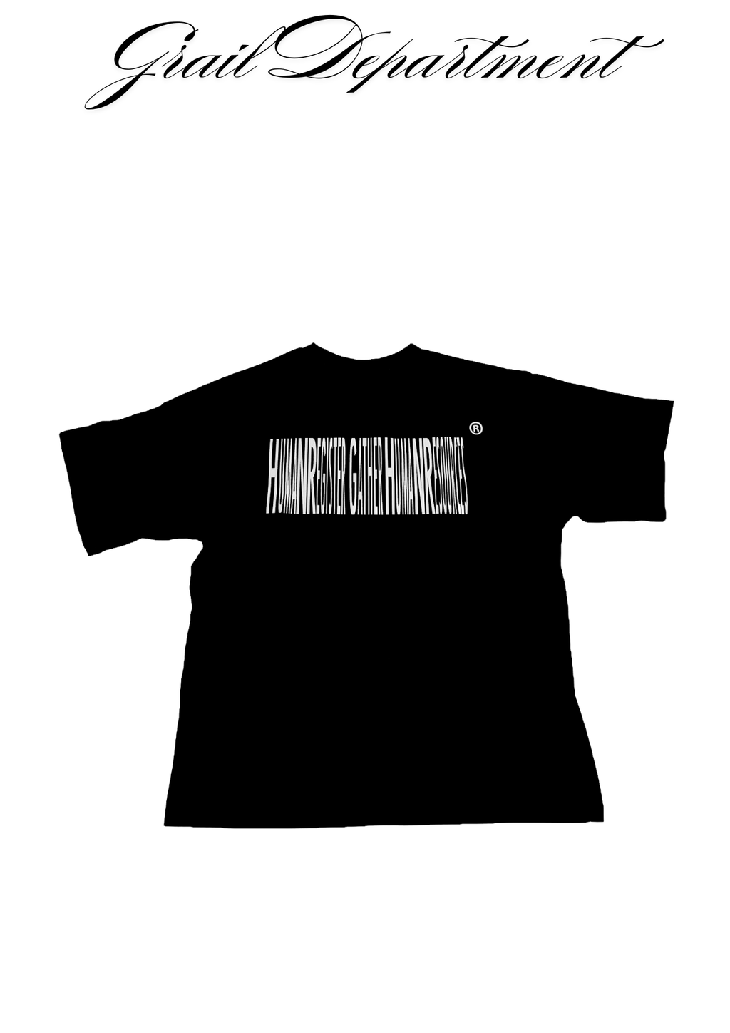 'HUMAN REGISTER' TEE ⊹