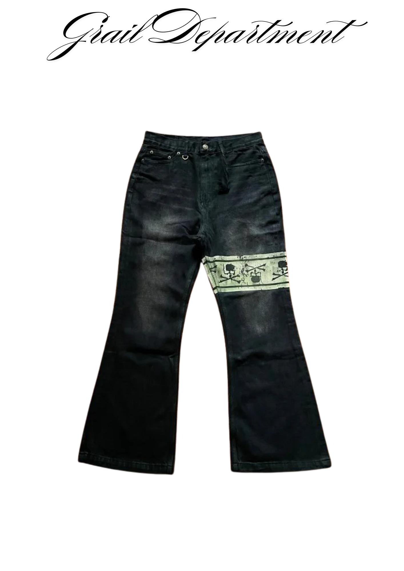 'M4STERMIND' FLARED JEANS ⊹