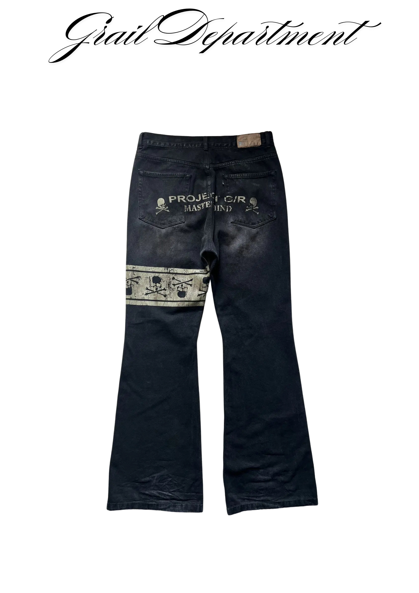 'M4STERMIND' FLARED JEANS ⊹