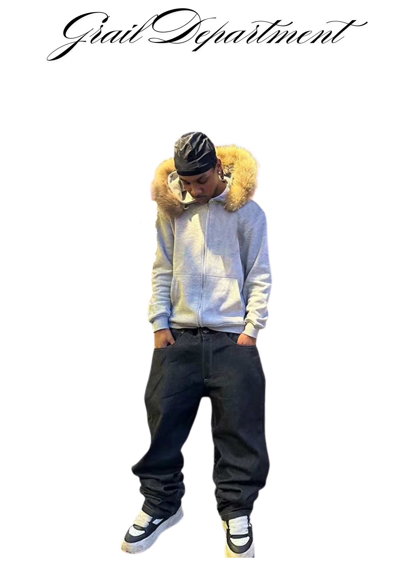 'BLANK' FUR HOODIE ⊹