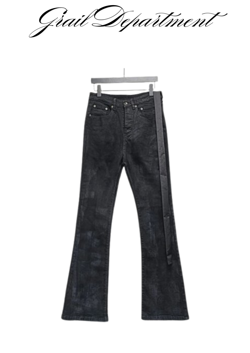 'WAXED' FLARED DENIM ⊹