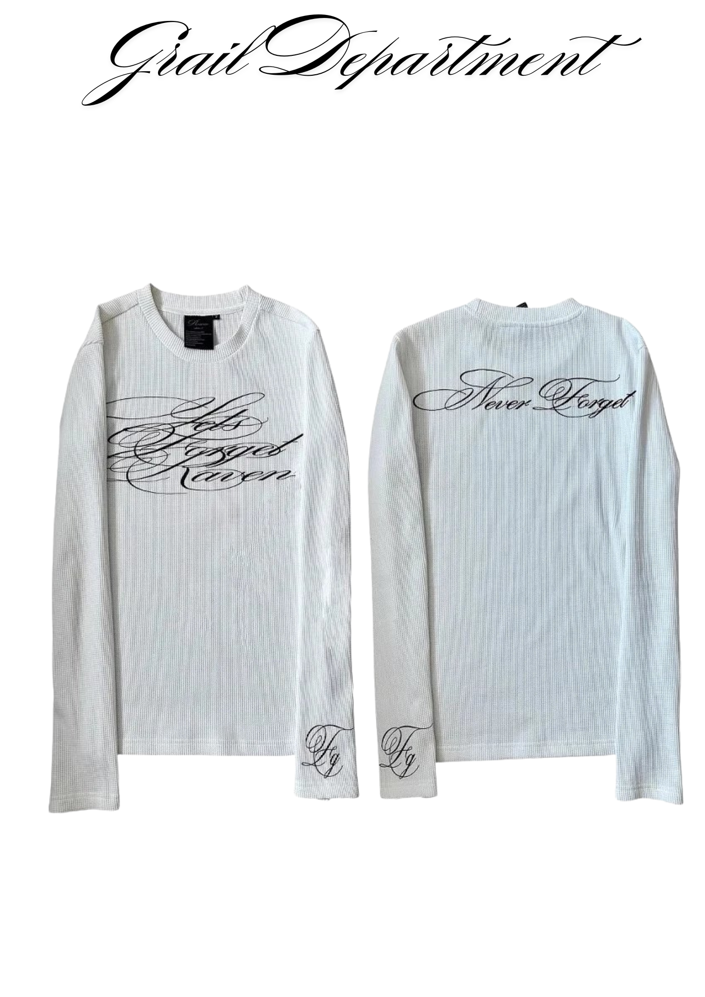 'F0RGET RAVEN' LONGSLEEVE ⊹